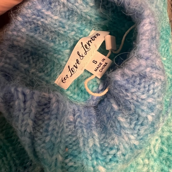 For Love and Lemons Rosa Crop Tank Sweater, size S - Picture 3 of 5